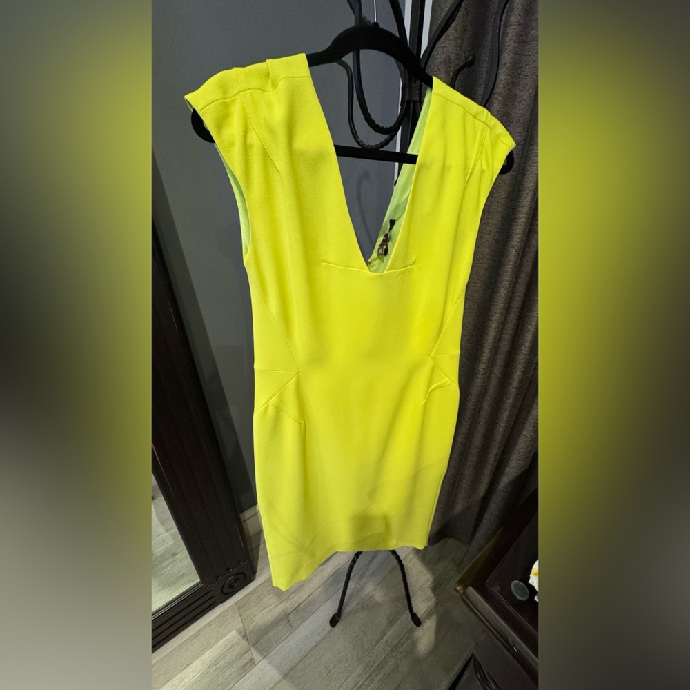 Rachel Roy Vibrant Yellow Sleeveless Dress size 8